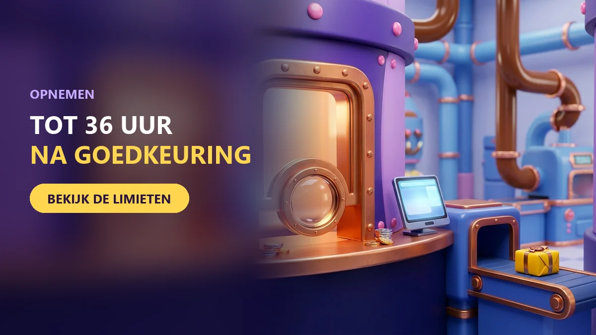 kassaloket in een snoepfabriek voor opnemen tot 36 uur na goedkeuring bij chocospin